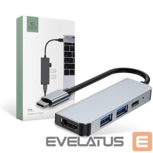Other Computer Accessory Tech-Protect  HUB Tech-Protect V2 4in1 USB-C - USB-A 3.0 / USB-A 2.0 / USB-C / HDMI - gray 