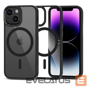 Back panel cover Tech-Protect  Tech-Protect MagMat MagSafe Case for iPhone 12 mini / 13 mini - Clear Black 