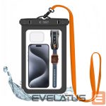 The others Tech-Protect  Tech-Protect Waterproof Case UWC9 waterproof for devices up to 8.9" - black and orange 