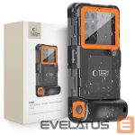 The others Tech-Protect  Tech-Protect Waterproof Case IPX8 for 4.7-6.7" Smartphones - Black and Orange 