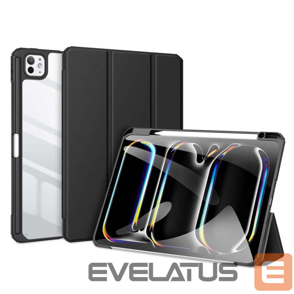 Back panel cover Dux Ducis Dux Ducis Toby case with flap and stand for iPad Pro 11" 2024 - black