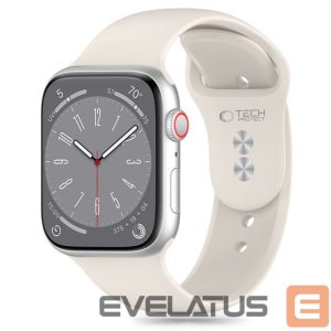 Strap Tech-Protect  Tech-Protect Silicone Strap for Apple Watch 4 / 5 / 6 / 7 / 8 / 9 / SE (38 / 40 / 41 mm) - Beige 