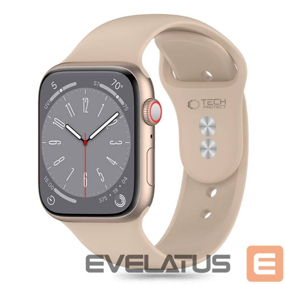 Strap Tech-Protect Tech-Protect Silicone Strap for Apple Watch 4 / 5 / 6 / 7 / 8 / 9 / SE / Ultra 1 / 2 (42 / 44 / 45 / 49 mm) - Brown