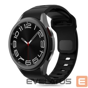 Strap Tech-Protect  Tech-Protect Silicone Line Strap for Samsung Galaxy Watch 4 / 5 / 5 Pro / 6 / 7 / FE - Black 