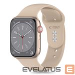Strap Tech-Protect  Tech-Protect Silicone Strap for Apple Watch 4 / 5 / 6 / 7 / 8 / 9 / SE (38 / 40 / 41 mm) - Brown 