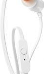 Wired headphones JBL  Austiņas JBL TUNE T110 White 