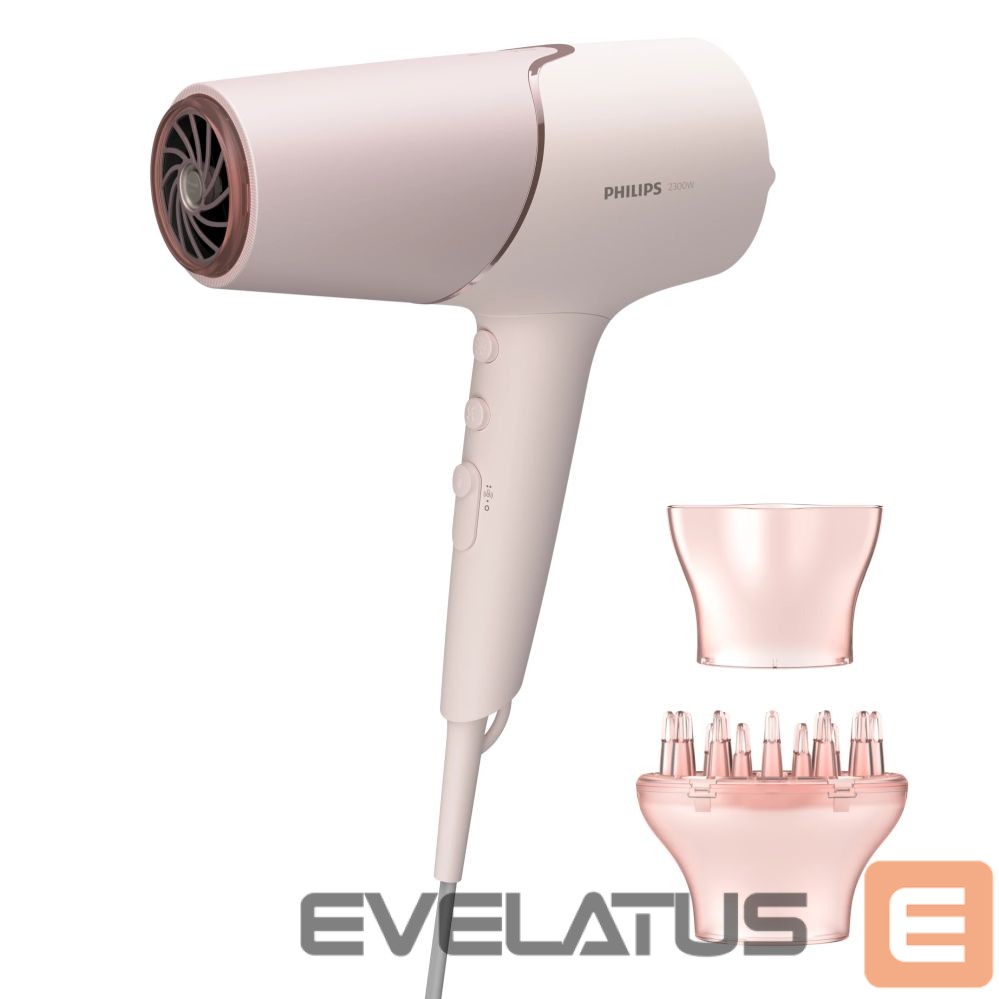 Hair stylers Philips Philips 5000 Series Hairdryer BHD530/00, 2300 W, ThermoShield technology, 3 heat and 2 speed settings
