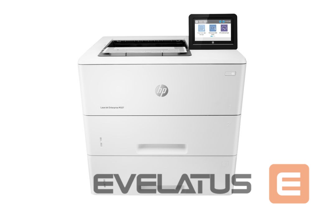 Projector HP HP LaserJet Enterprise M507x Printer - A4 Mono Laser, Print, Automatic Document Feeder, Auto-Duplex, LAN, WiFi, 43ppm, 2000-7500 pages per month (replaces M506x)