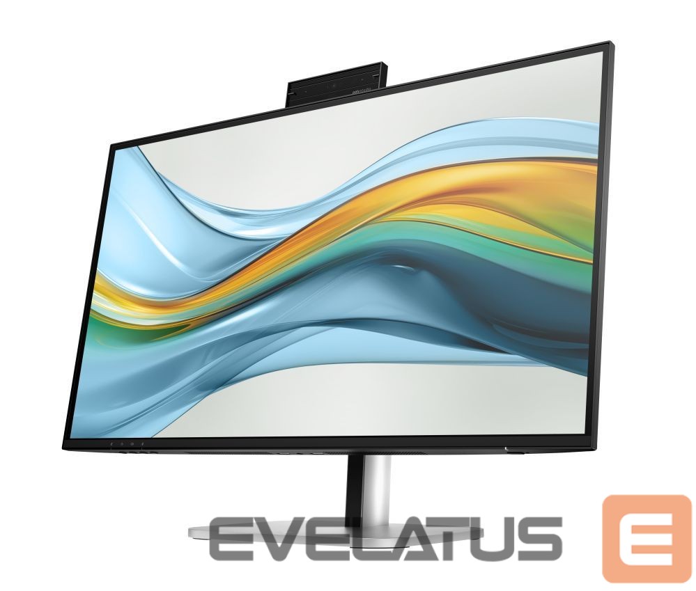 Monitor HP HP 527pm Series 5 Pro QHD Conferencing Monitor - 27" 2560x1440 QHD 350-nit 100Hz AG, IPS, USB-C(100W/15W)/HDMI/DP Daisy-Chain, 3x USB-A, speakers, webcam, RJ-45 LAN, height adjust/tilt/swivel/pivot, 3 years (replaces E27m)