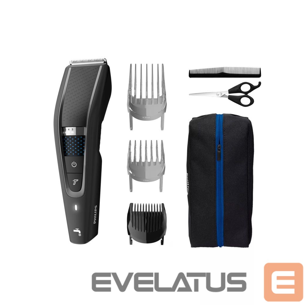 Razor Philips Philips Hairclipper series 5000 Washable hair clipper HC5632/15 Trim-n-Flow PRO technology 28 length settings (0.5-28mm)