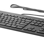 Computer keyboard HP  HP Slim v2 USB Wired Keyboard - Smartcard - Black - ESTONIAN 