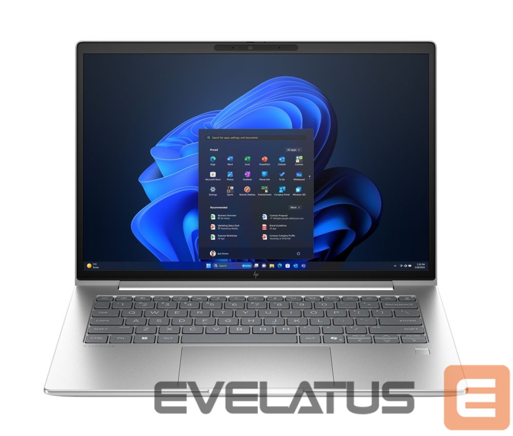 Laptop computer HP HP EliteBook 6 G1ah 14 - Ryzen 5 220, 16GB, 512GB SSD, 14 WUXGA 400-nit AG, 5MP IR cam, WWAN-ready, Smartcard, FPR, EST backlit keyboard, 56Wh, Win 11 Pro, 3 years