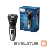 Razor Philips  Philips Wet or Dry electric shaver S3143/00, Wet&Dry, PowerCut Blade System, 5D Flex Heads, 60min shaving / 1h charge, 5min Quick Charge 