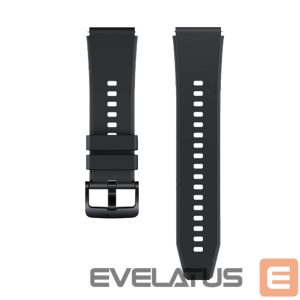 Strap Hurtel  Silicone Strap for Huawei Watch GT 2 / 3 / 4 / 2 Pro / 3 Pro / 4 Pro / GT 2e - Black 