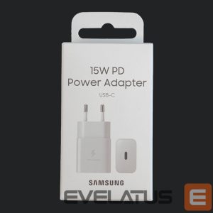 Adapter Samsung  Samsung EP-T1510NWEGEU 15W PD USB-C AFC Wall Charger - White 