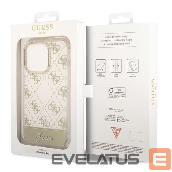 Back panel cover Guess Gold