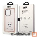 Back panel cover Karl Lagerfeld  Transparent || Pink 