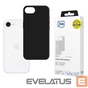 Back panel cover 3MK  3mk Matt Case for Apple iPhone 16e / SE 4 - Black 