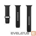 Strap Puro  Puro Icon Silicone Strap for Apple Watch 42 / 44 / 45 / 49 mm - Black (2 pcs.) 