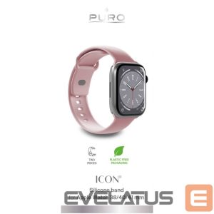 Strap Puro  Puro Icon Silicone Strap for Apple Watch 38 / 40 / 41 mm - Pink (2 pcs.) 
