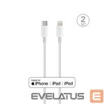 Cable Puro Elektrik  Puro Plain Cable for Apple with MFI USB-C - Lightning 2.0 2.4A 2m - White 