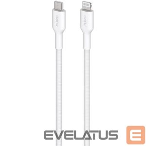 Cable Puro Elektrik  Puro Fabrik USB-C - Lightning Cable with MFI 1.2m - White 