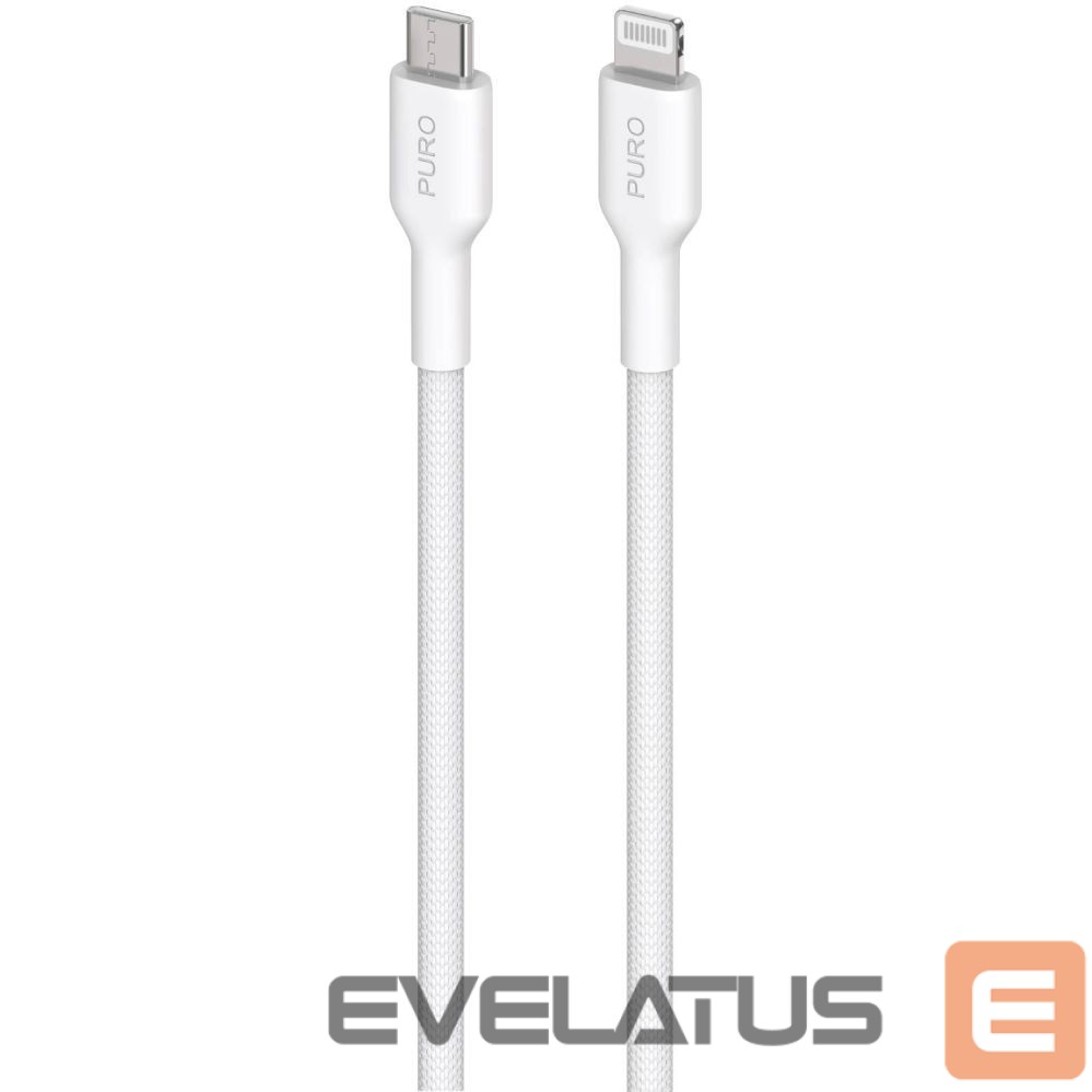 Cable Puro Elektrik Puro Fabrik USB-C - Lightning Cable with MFI 1.2m - White