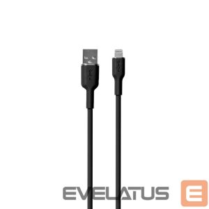 Cable Puro Elektrik  Puro Soft USB-A - Lightning Cable 1.5m Silicone - Black 