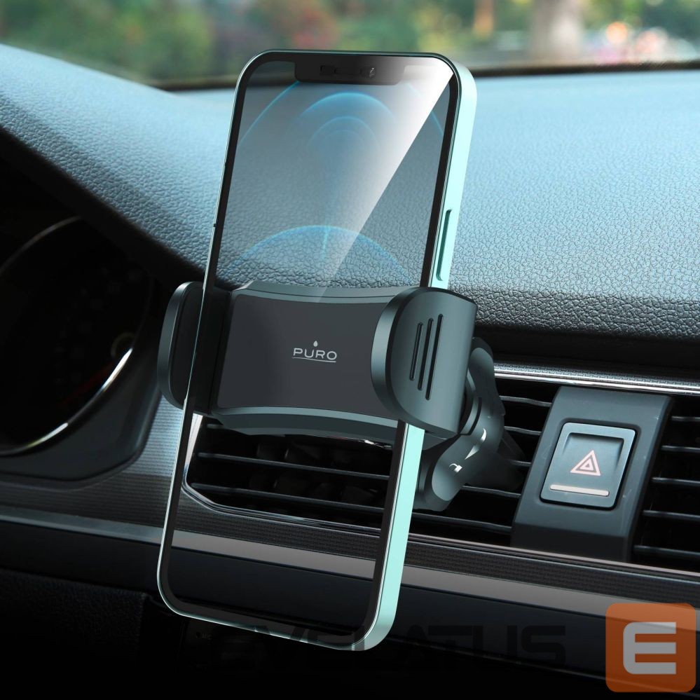 Auto holder Puro Elektrik Puro Spring 2 Smartphone Holder for Air Vent - Black