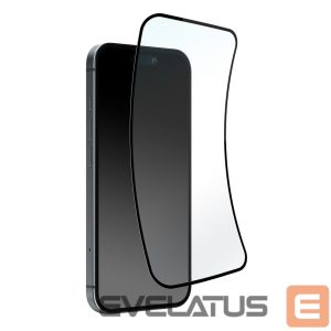 Protective glass Puro  Puro Flexible Glass D3O Hybrid Glass with Black Frame for iPhone 16 Pro Max 