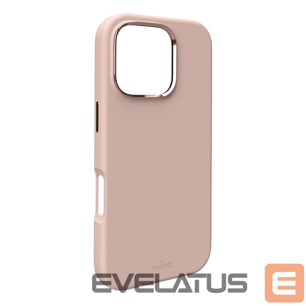 Back panel cover Puro Puro Icon Mag Pro MagSafe Silicone Case for iPhone 16 Pro - Beige