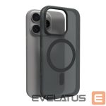 Back panel cover Puro  Puro Daylight MagSafe Silicone Case for iPhone 16 Pro - Black 