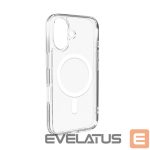 Back panel cover Puro  Puro Lite Mag MagSafe Silicone Case for iPhone 16 Plus - Transparent 