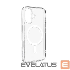 Back panel cover Puro  Puro Lite Mag MagSafe Silicone Case for iPhone 16 Plus - Transparent 