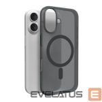 Back panel cover Puro  Puro Daylight MagSafe Silicone Case for iPhone 16 Plus - Black 