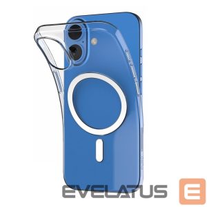 Back panel cover Puro  Puro 03 Mag MagSafe Silicone Case for iPhone 16 Plus - Transparent 
