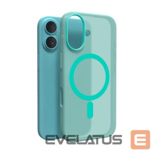 Back panel cover Puro  Puro Daylight MagSafe Silicone Case for iPhone 16 - Green 