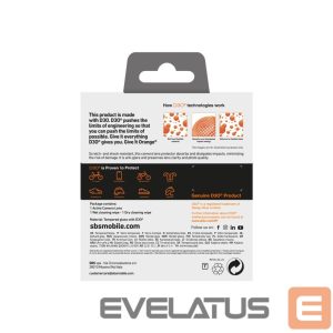 Protective glass SBS  SBS Active Camera Lens D3O Tempered Glass for iPhone 16 / 16 Plus 