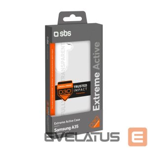 Back panel cover SBS  SBS D3O Case for Samsung Galaxy A35 - Transparent 