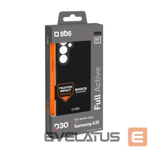 Back panel cover SBS  SBS D3O Full Active Case for Samsung Galaxy A35 - Black 