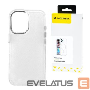 Back panel cover Wozinsky  Wozinsky Glitter Case for Samsung Galaxy S25 Ultra - Clear with Glitter 