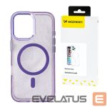Back panel cover Wozinsky  Wozinsky Glitter Case with Mag Safe for Samsung Galaxy S25 Ultra - Purple with Glitter 