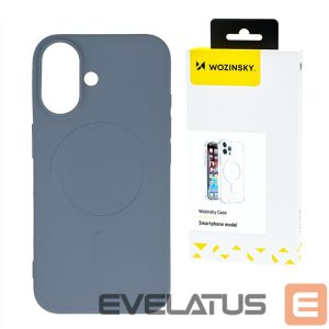 Back panel cover Wozinsky  Liquid Silicone Case MagSafe for Samsung Galaxy S25 Ultra - Gray 