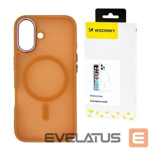 Back panel cover Wozinsky  Wozinsky Fashion Case MagSafe for Samsung Galaxy S25 Ultra - orange 
