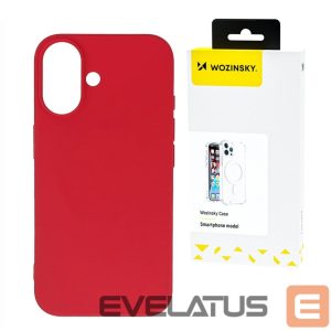 Back panel cover Wozinsky  Wozinsky Silicone Case flexible silicone for Samsung Galaxy S25 Ultra - red 