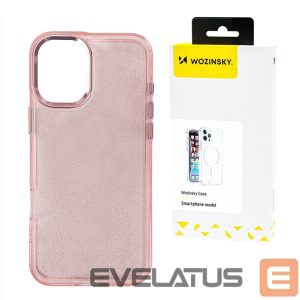 Back panel cover Wozinsky  Wozinsky Glitter Case for Samsung Galaxy S25+ - Pink with Glitter 