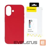 Back panel cover Wozinsky  Wozinsky Silicone Case for Samsung Galaxy S25+ - Red 