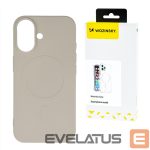 Back panel cover Wozinsky  Wozinsky Silicone Case Magsafe Magnetic Case for Samsung Galaxy S25+ - Beige 