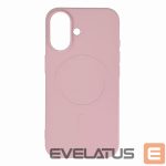 Back panel cover Wozinsky  Liquid Silicone Case MagSafe for Samsung Galaxy S25 - Pink 