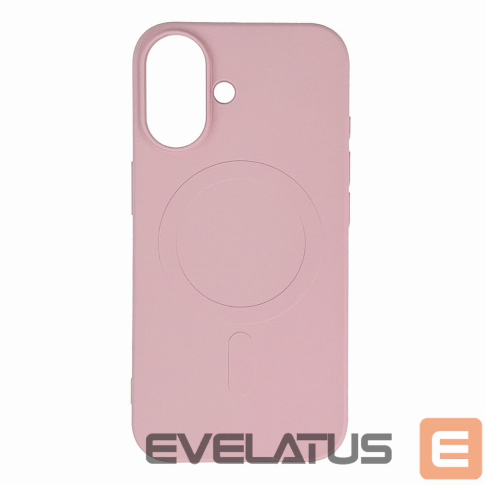 Back panel cover Wozinsky Wozinsky Liquid Silicone Case MagSafe Samsung Galaxy S24 FE Light pink